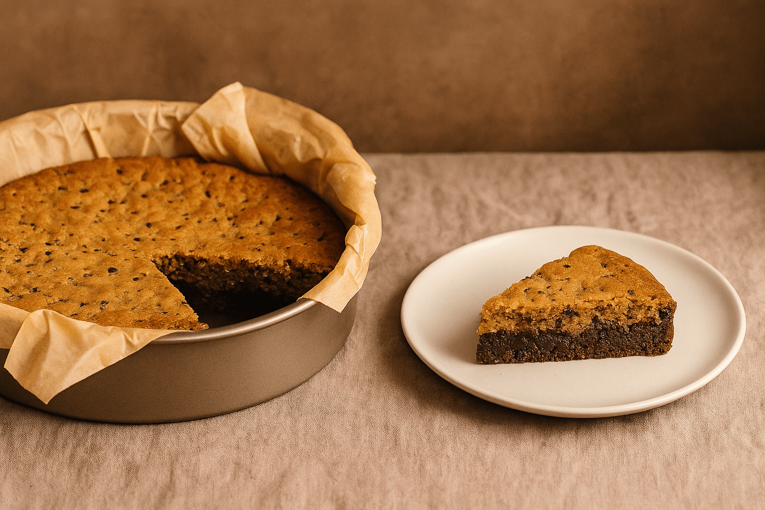 Vegane-Brookies Rausch