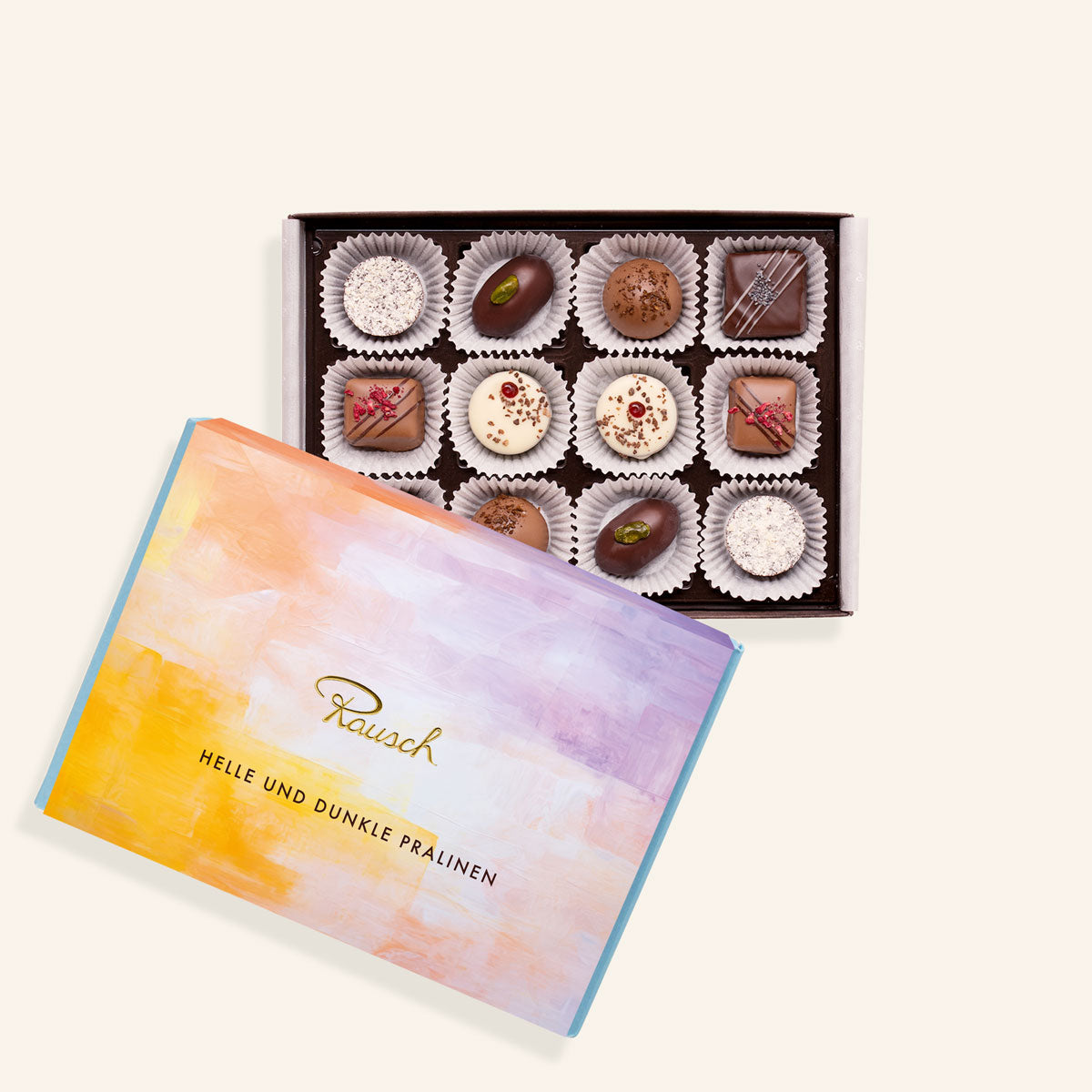 HELLE UND DUNKLE PRALINEN FRÜHLING I 12 St.