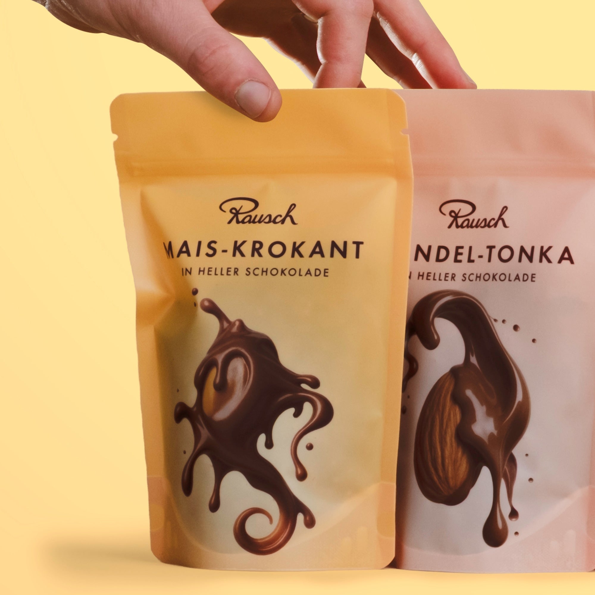 SCHOKOLIERTES MAIS-KROKANT 43% - Rausch