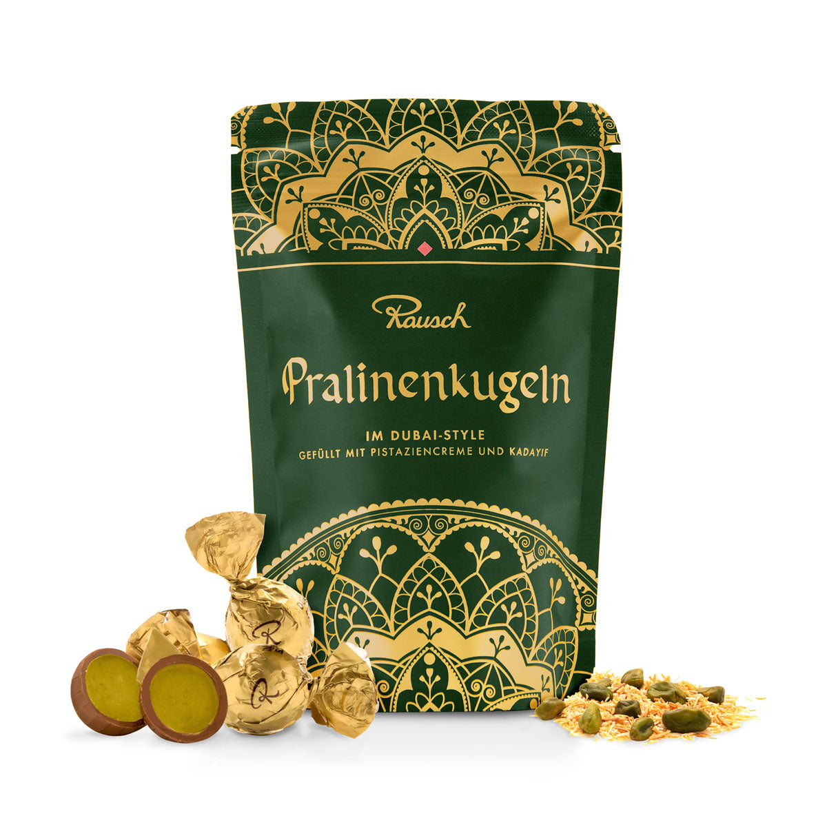 PRALINENKUGELN DUBAI STYLE VOLLMILCH | 12 St. Rausch