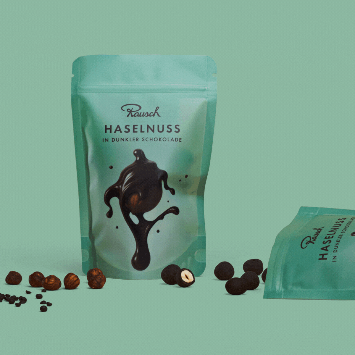 SCHOKOLIERTE HASELNUSS PERU 60%