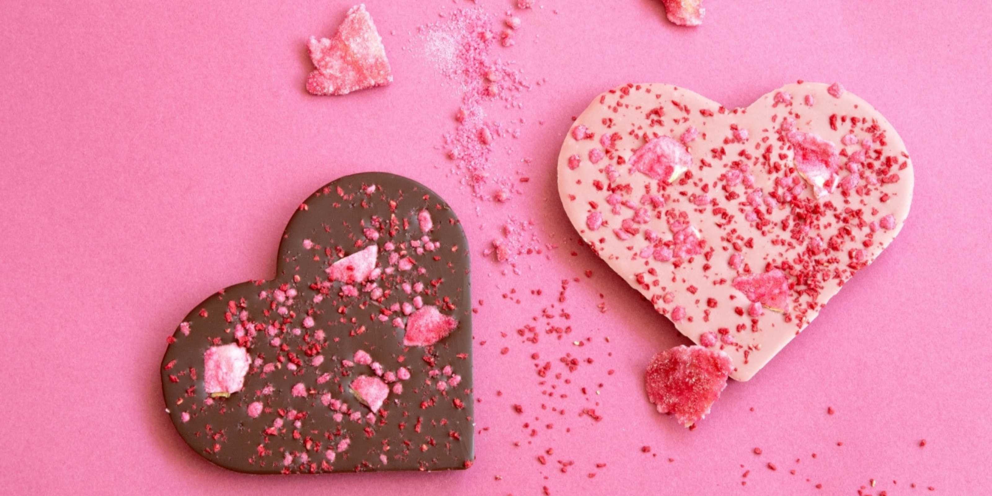 Valentinstag Herzen Schokolade Patisserie