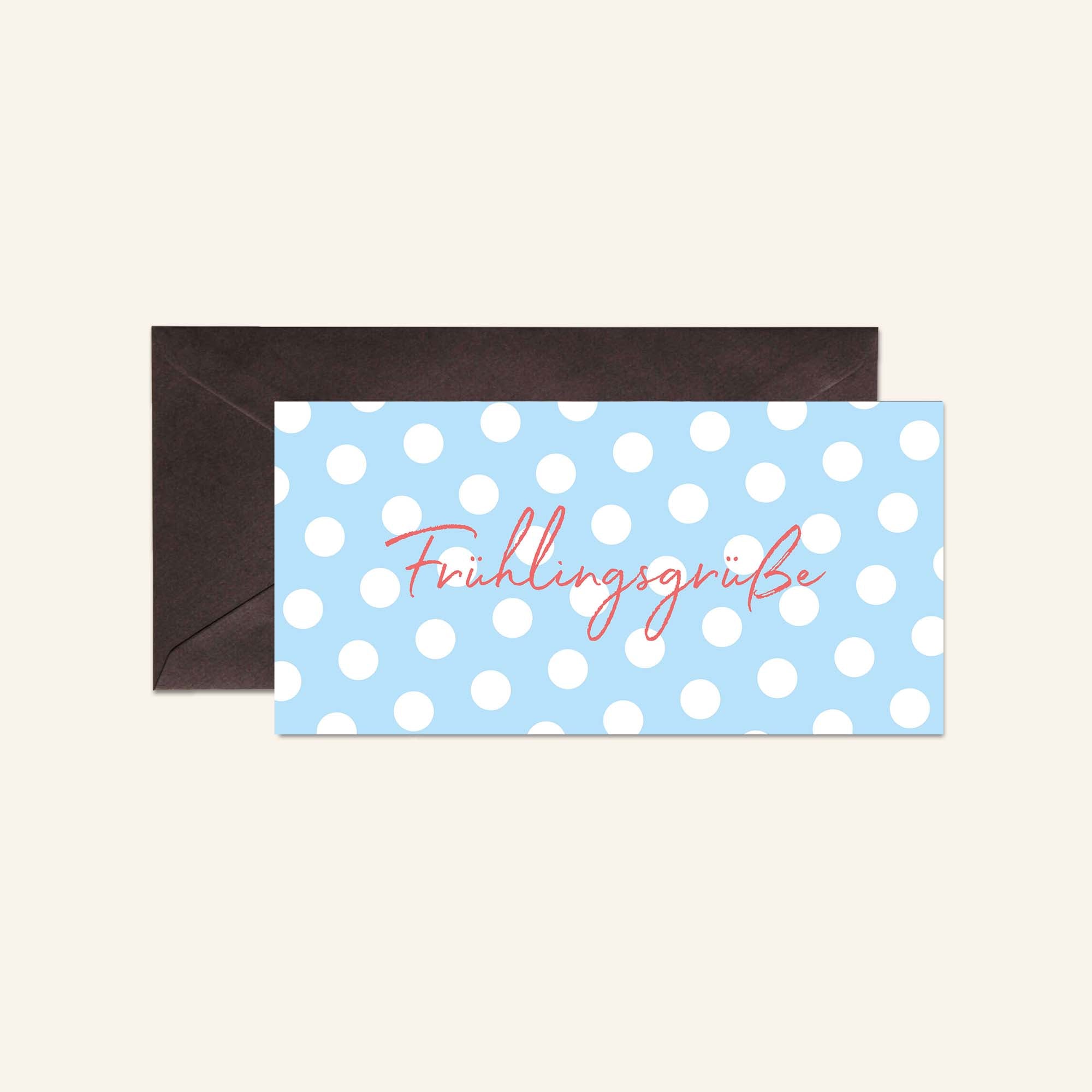 GRUSSKARTE FRÜHLINGSGRÜSSE Rausch