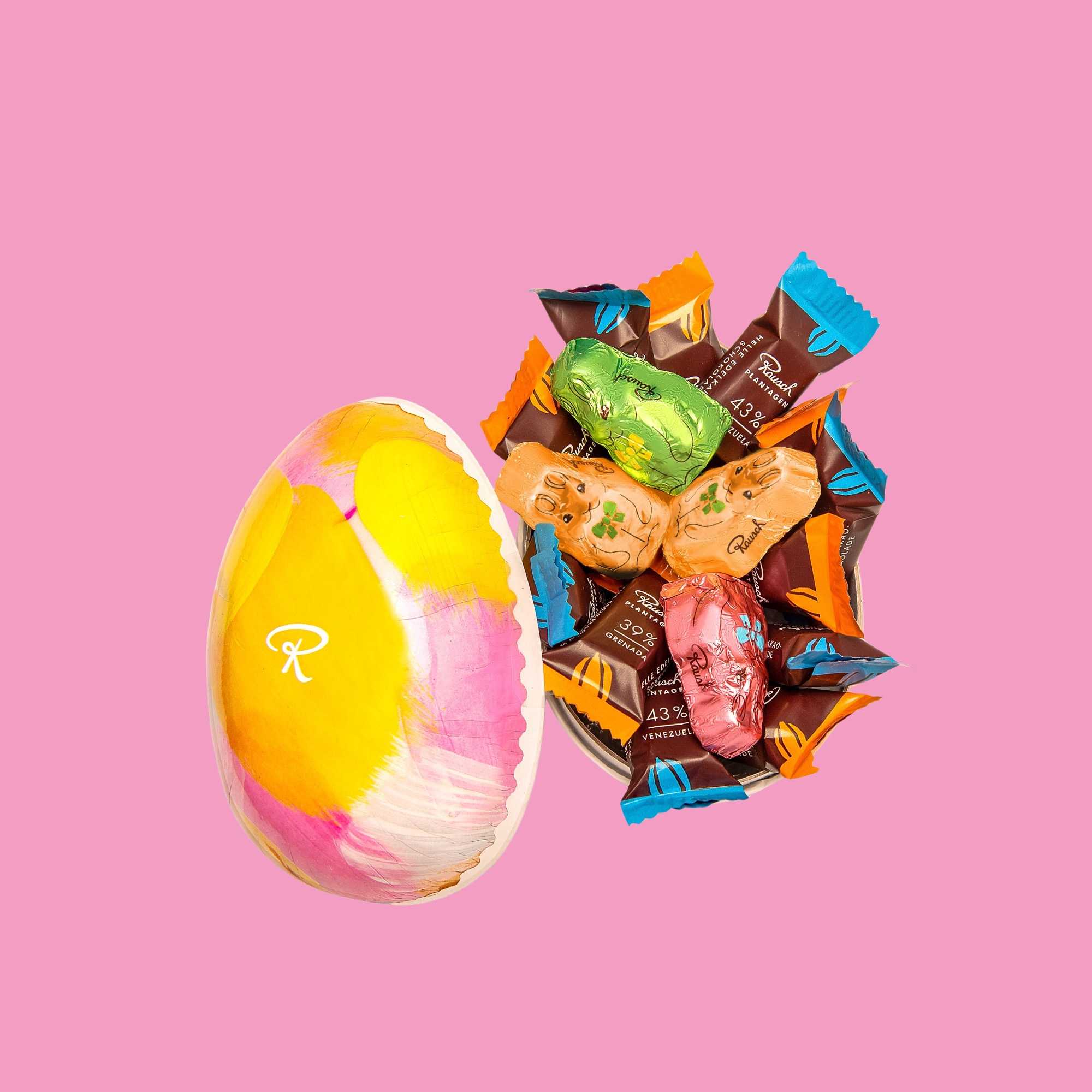 SCHOKOLADENMISCHUNG VOLLMILCH IN OSTEREI