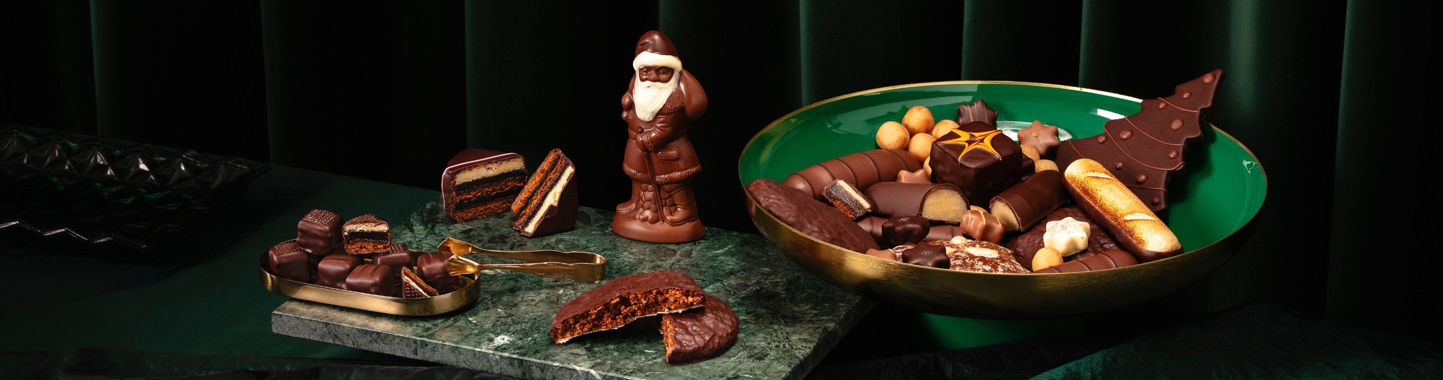 Banner weihnachtliche Schokoladen