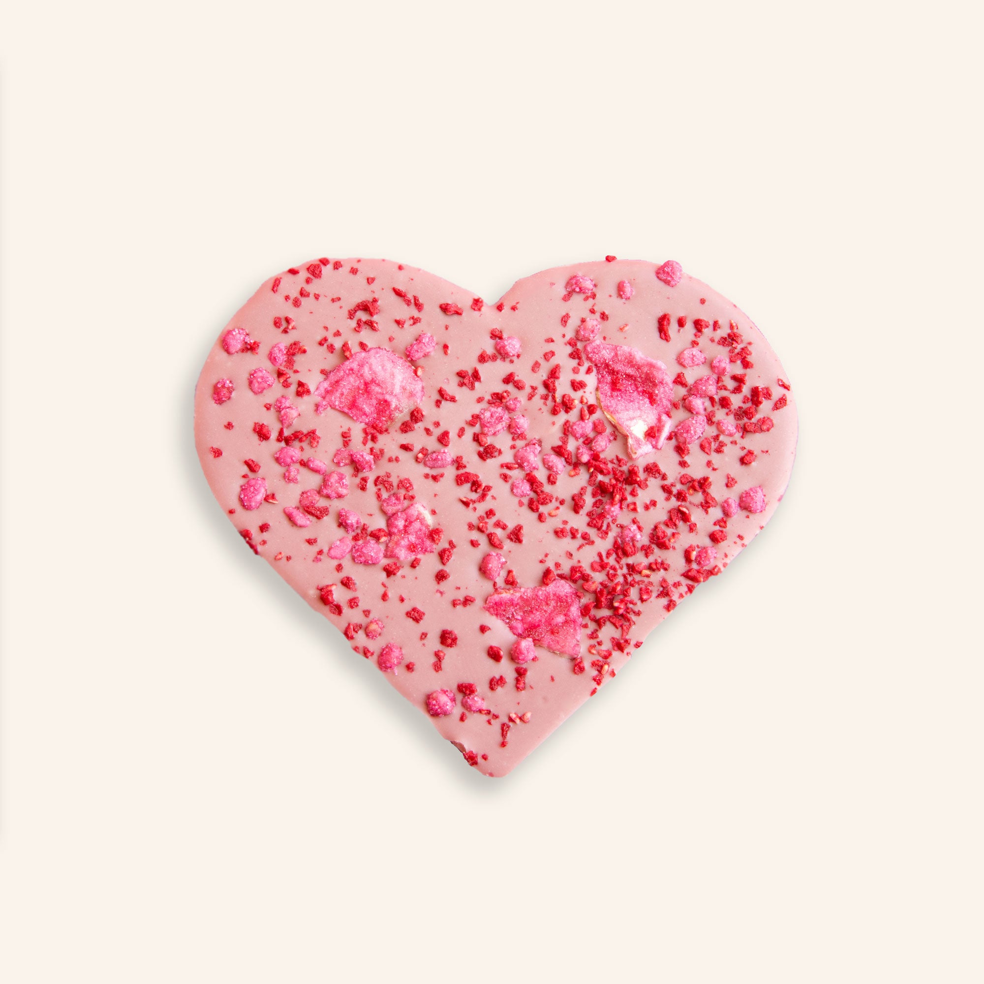 HANDGEMACHTE HERZTAFEL MIT ROSENBLÄTTERN