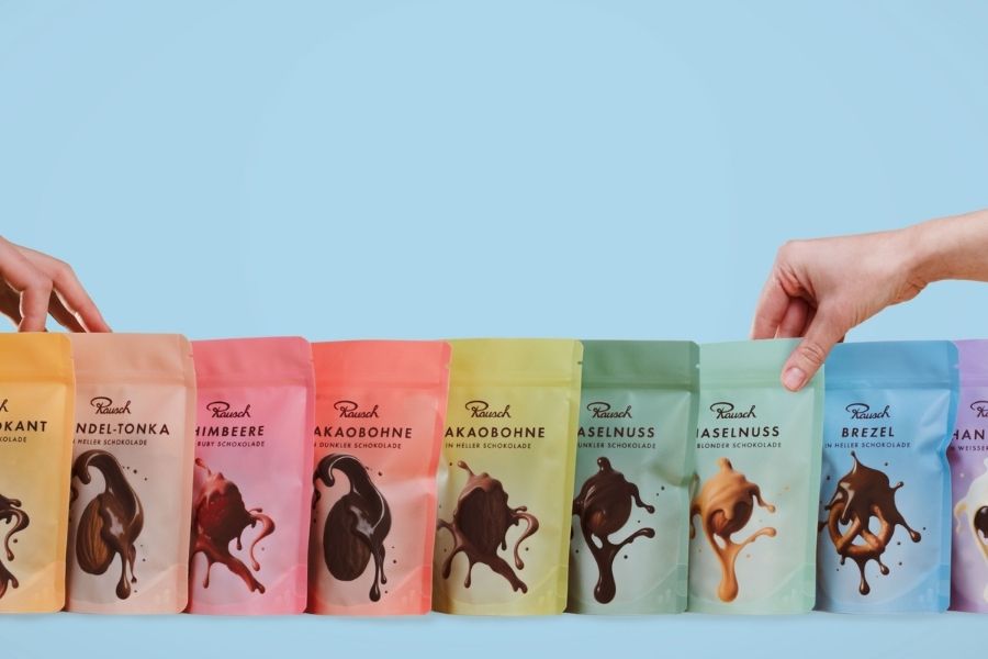 Neues Schokoliertes bunte Sorten Rausch