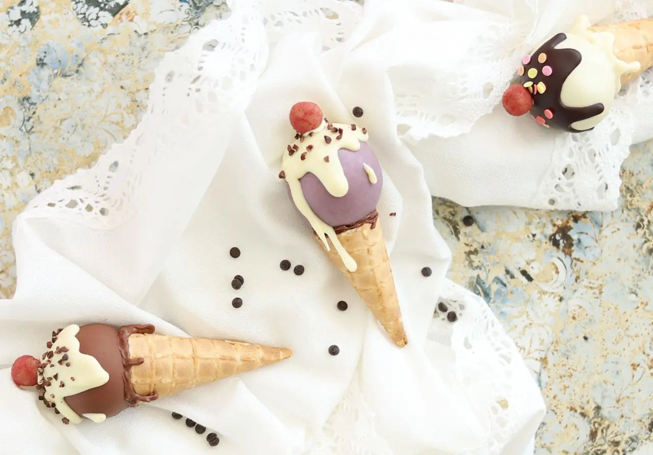 Eiswaffel-Cake-Pops