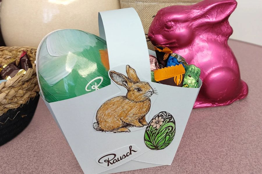 Rausch-Osterkörbchen-basteln Rausch