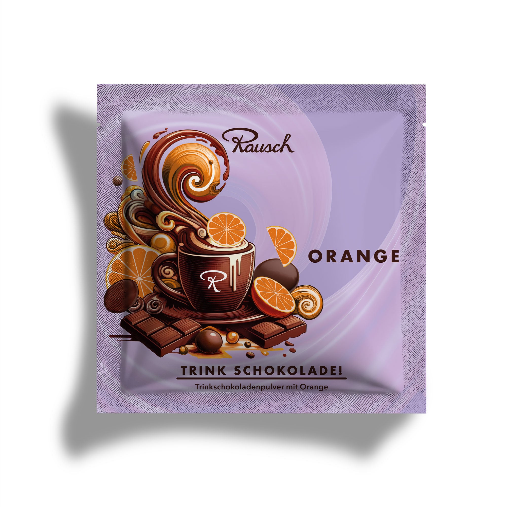 Orange drinking chocolate