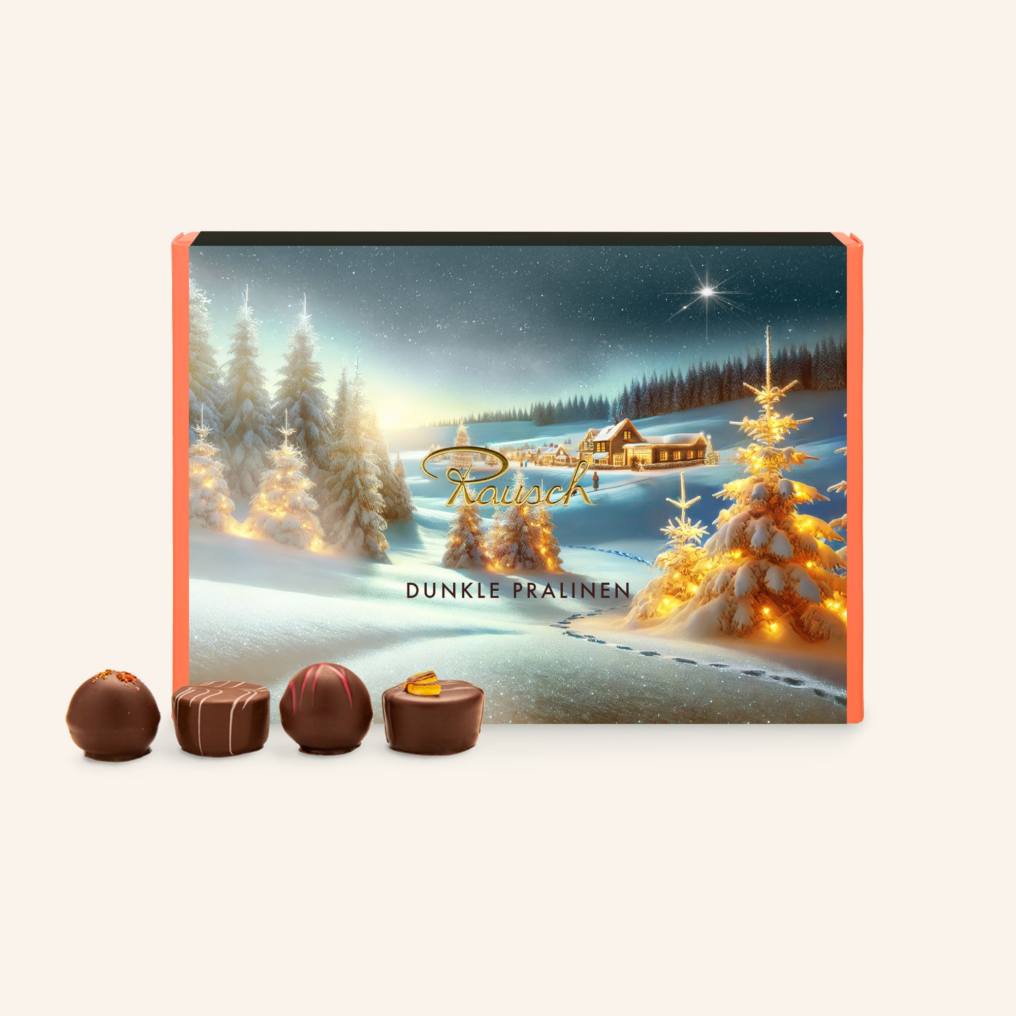 DUNKLE PRALINEN WEIHNACHTEN | 12 St.