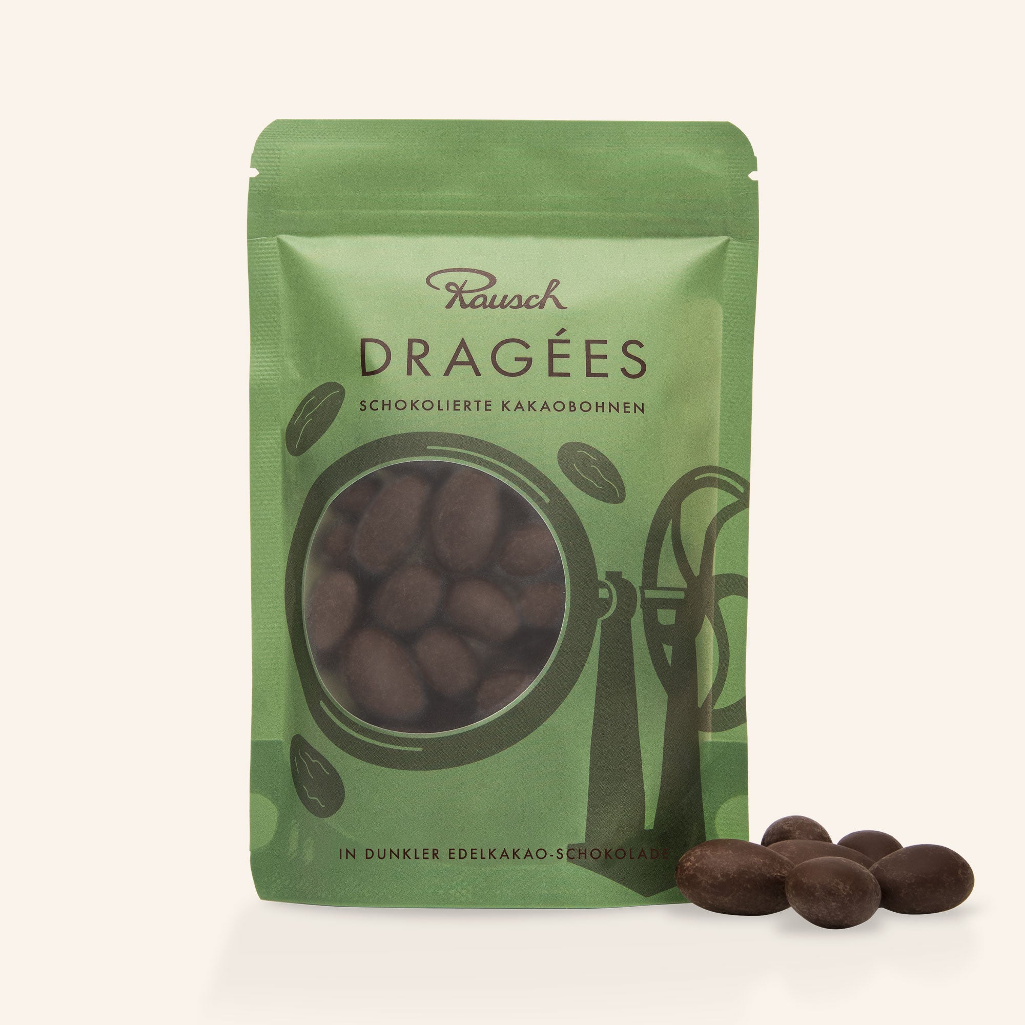 Cocoa beans dragées 60%