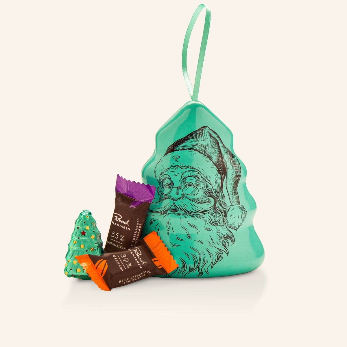 CHRISTMAS TREE DECORATION BOX GREEN
