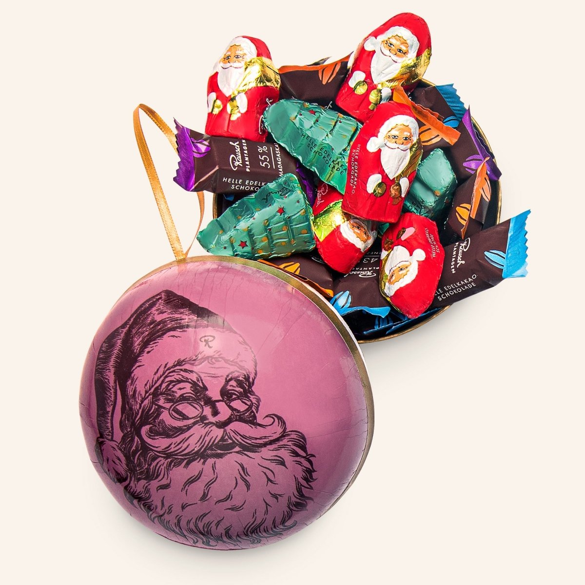CHRISTMAS BAUBLE SANTA CLAUS MILK