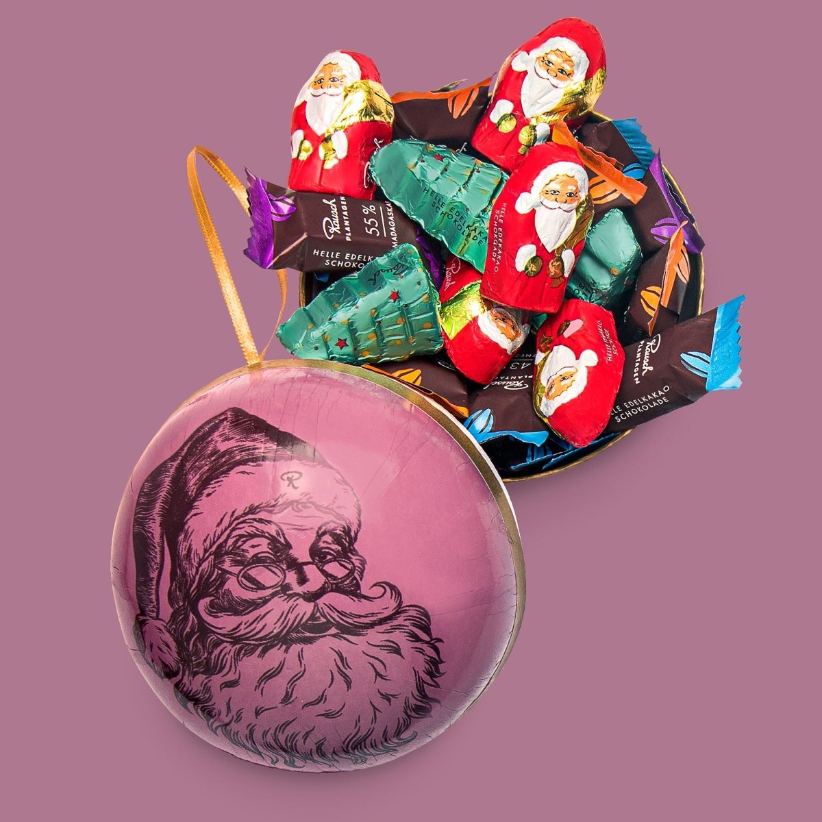 CHRISTMAS BAUBLE SANTA CLAUS MILK