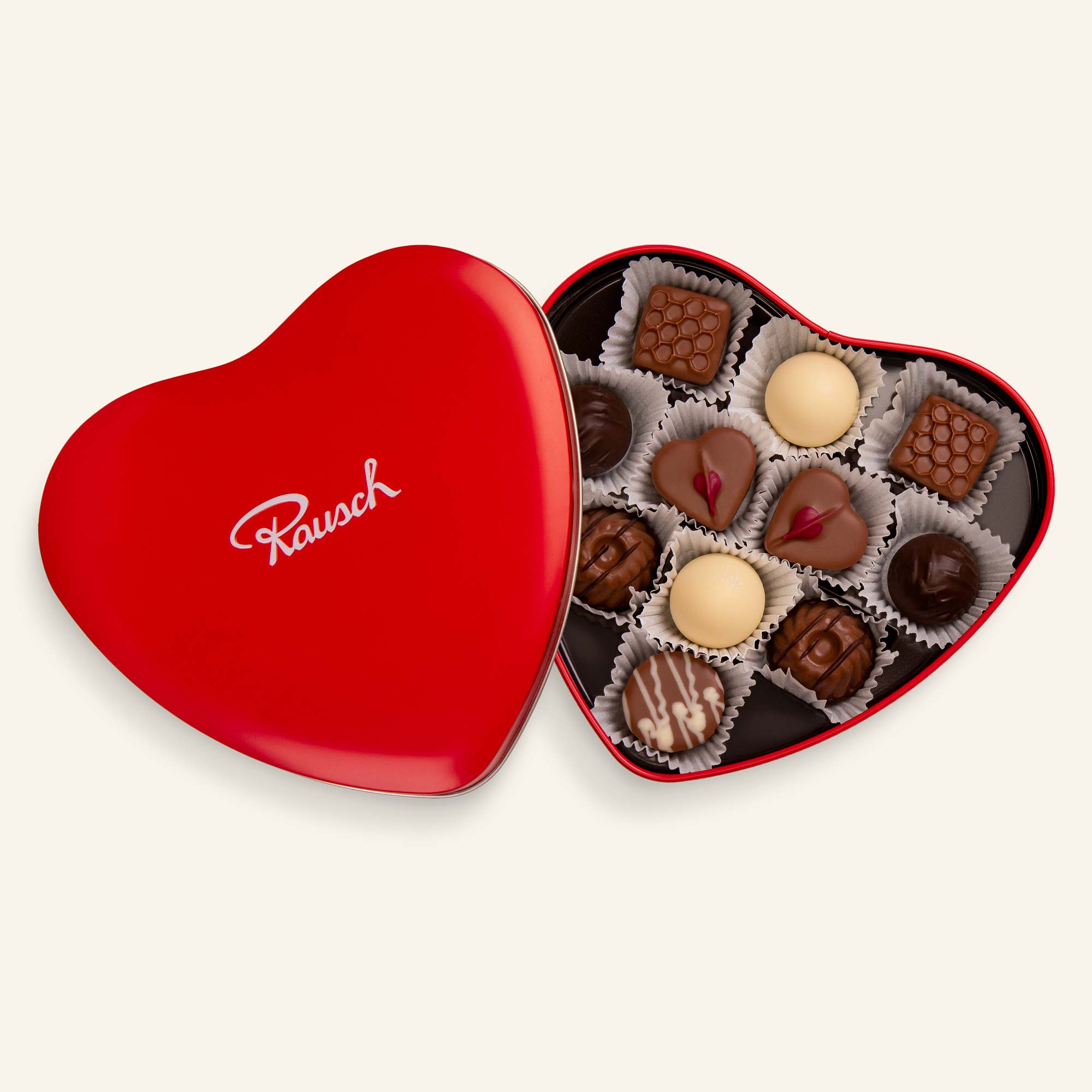 ROTE HERZDOSE PRALINEN
