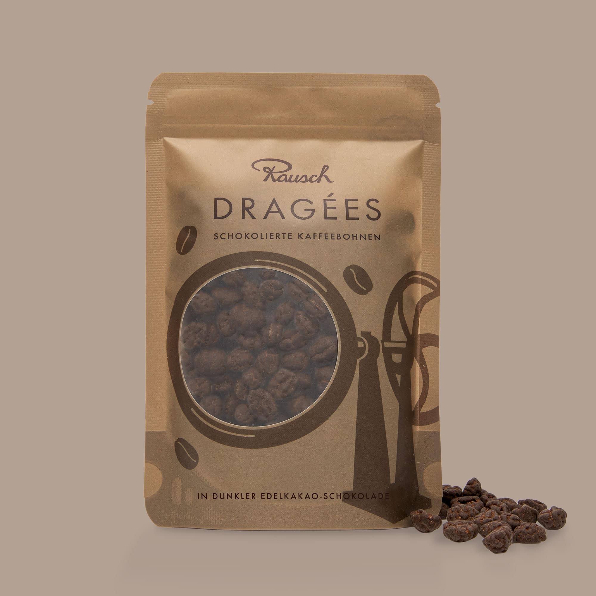 Kaffeebohnen Dragées 60%