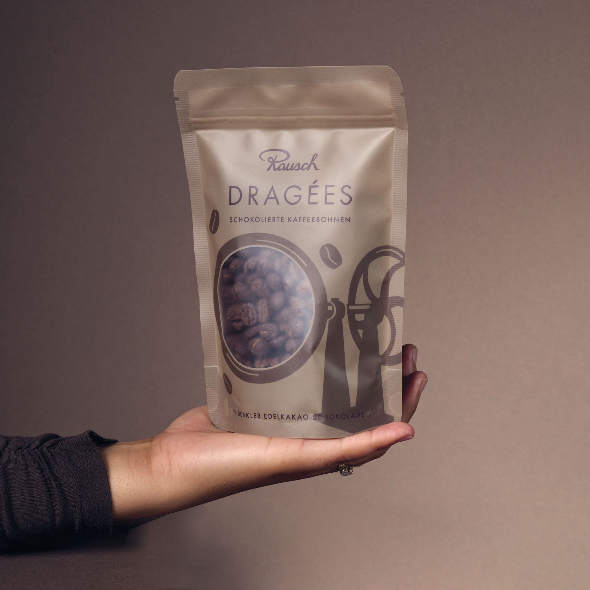 Kaffeebohnen Dragées 60%