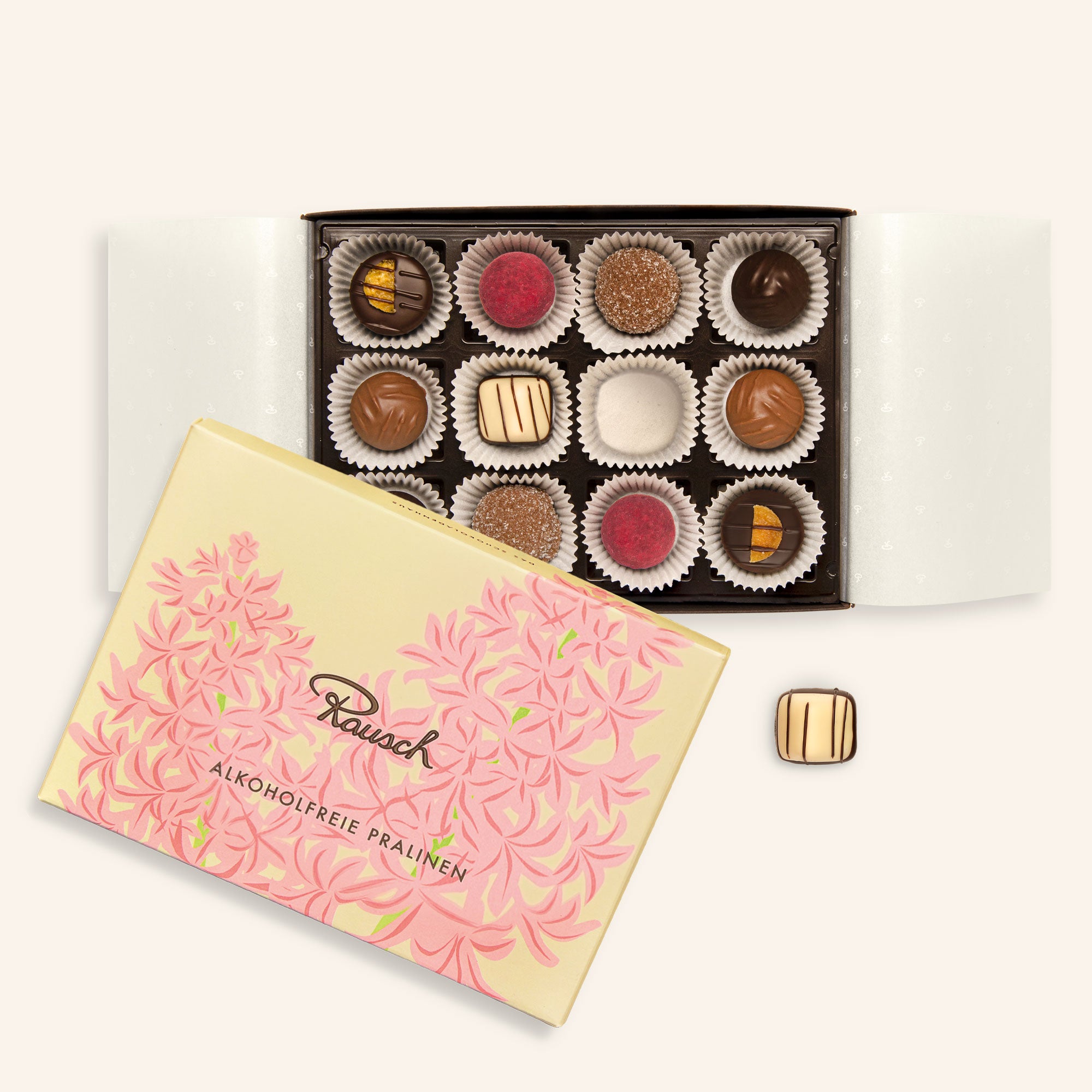 Non-alcoholic spring chocolates