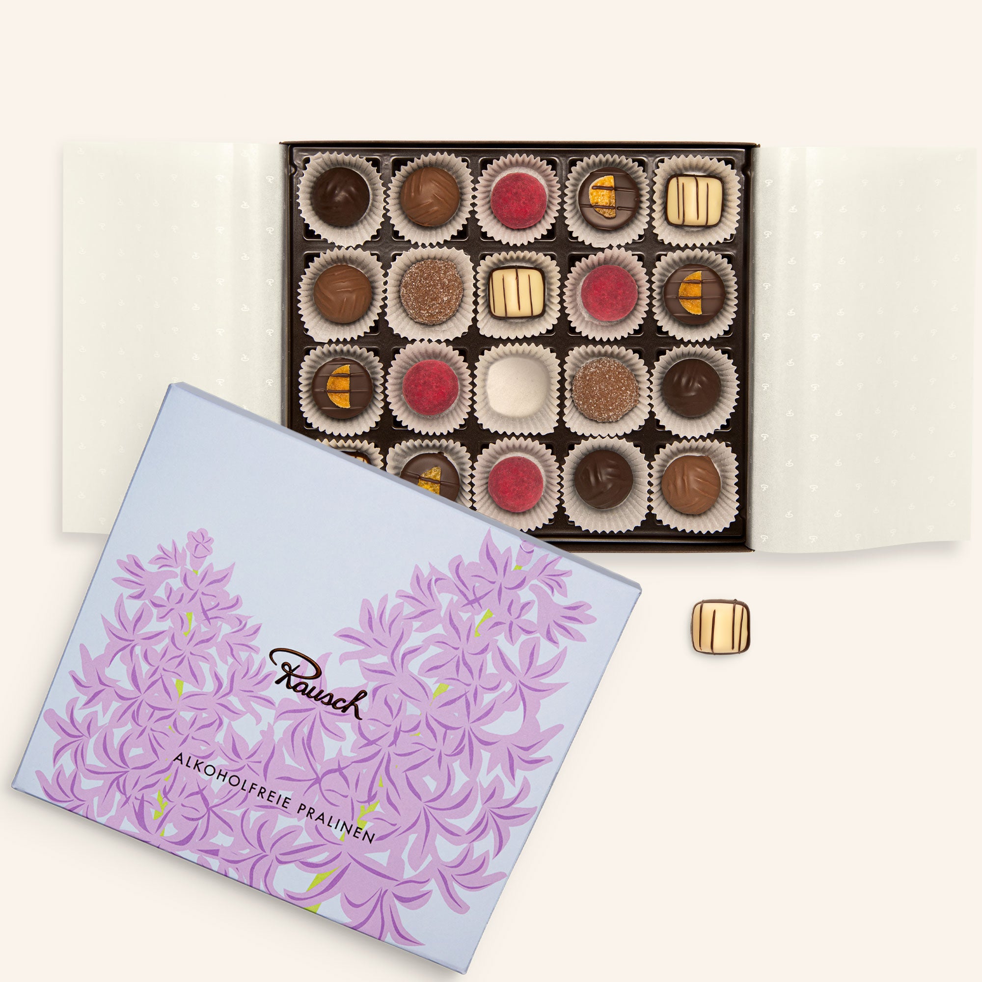 Non-alcoholic spring chocolates