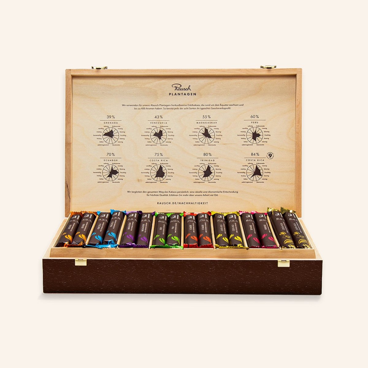 ›RAUSCH PLANTAGEN‹ HOLZ SCHATULLE