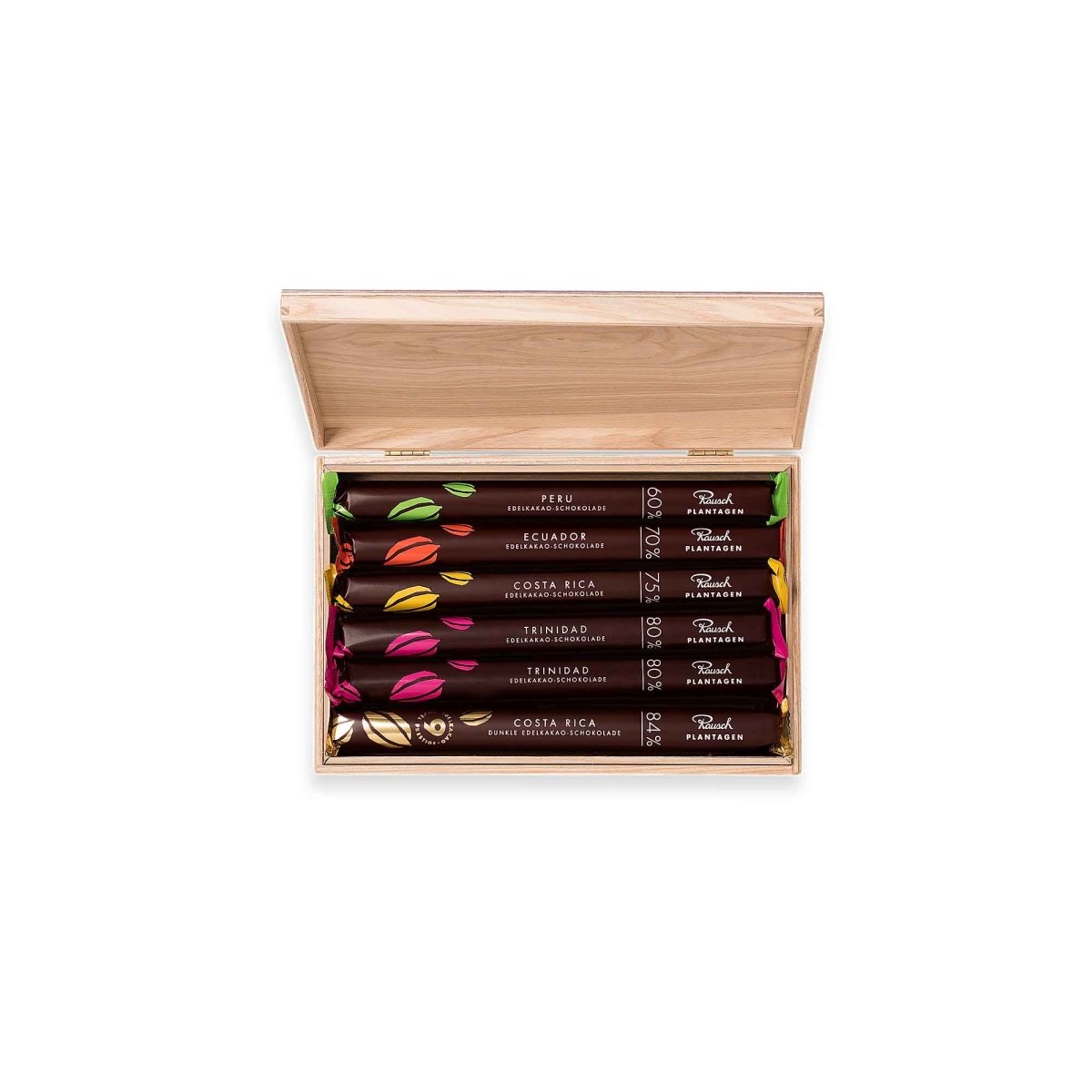 'RAUSCH PLANTAGEN' WOODEN BOX DARK