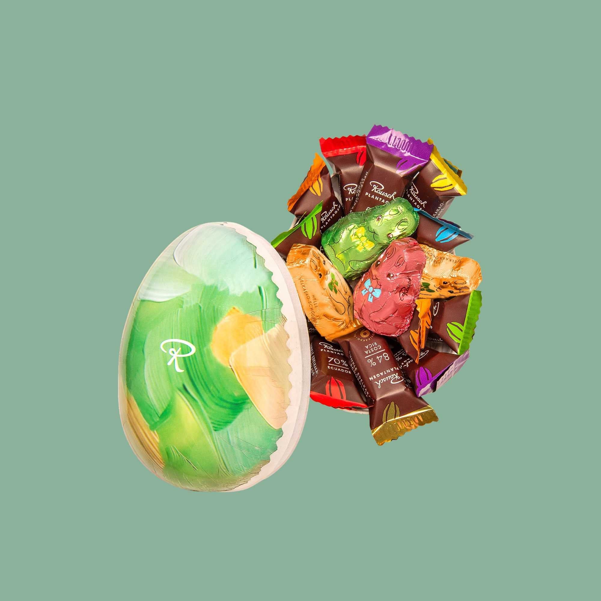 SCHOKOLADENMISCHUNG IN OSTEREI