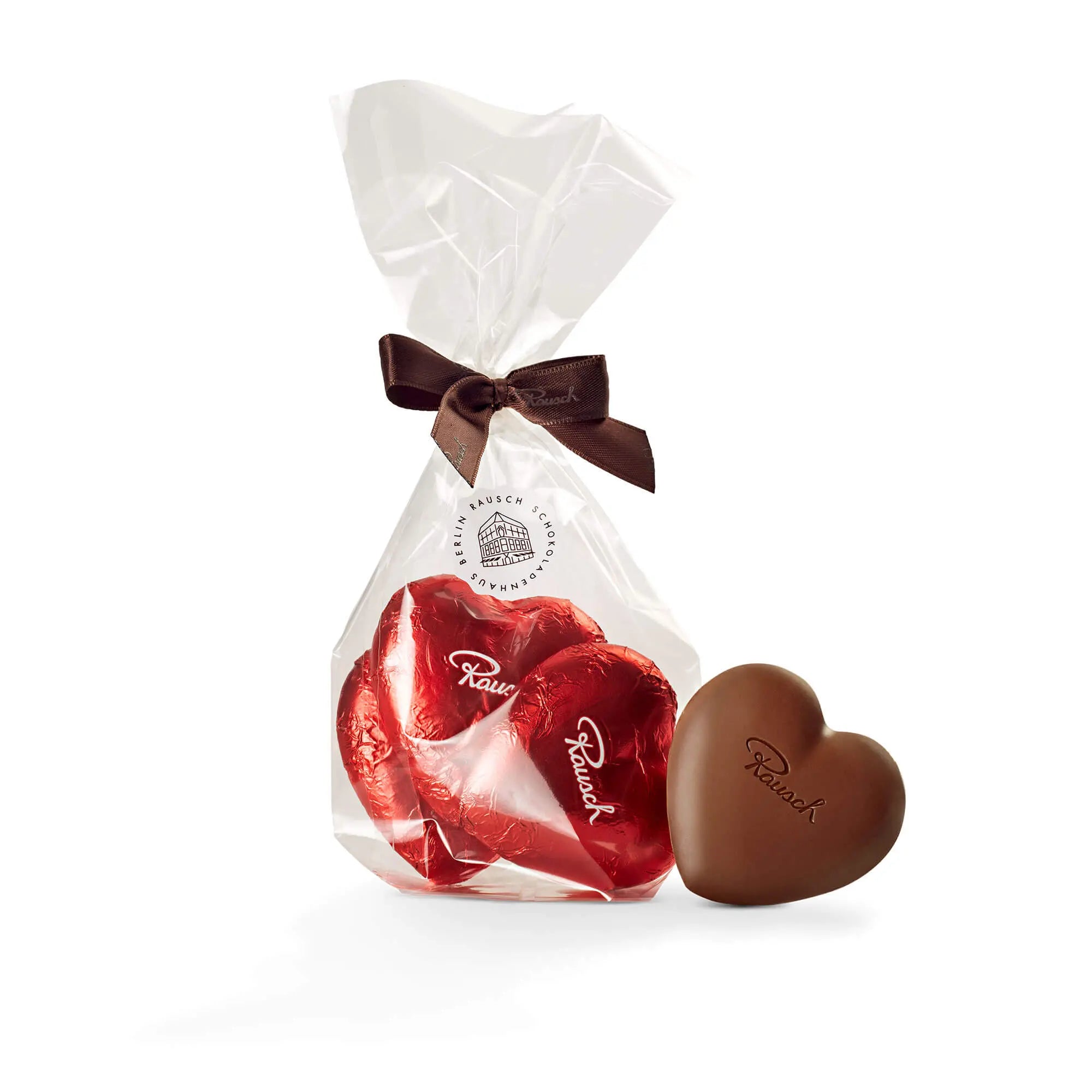 Chocolate hearts red