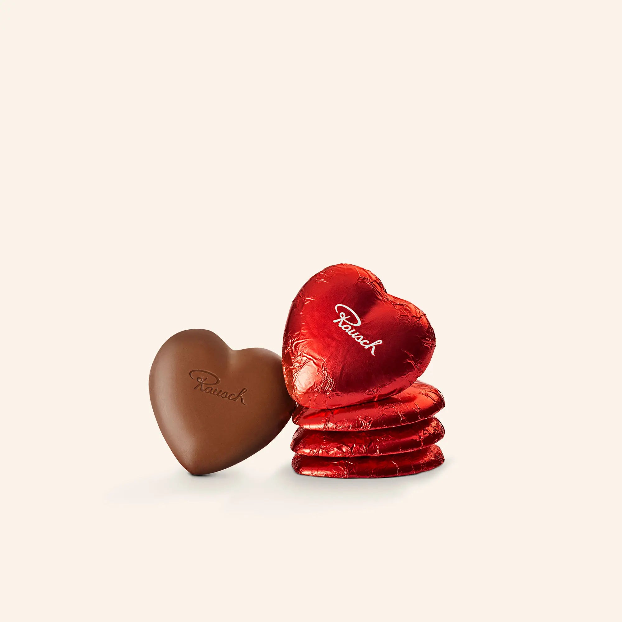 Chocolate hearts red