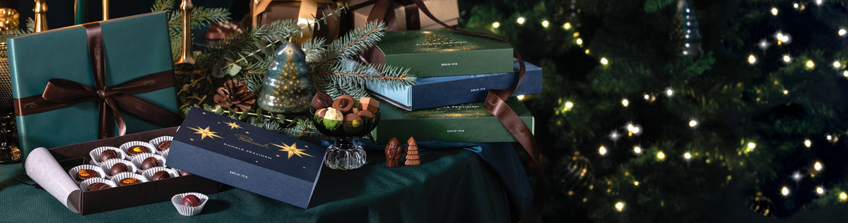 Weihnachtliche Pralinen